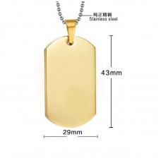 Item No.: 217-006  Stainless Steel Pendant